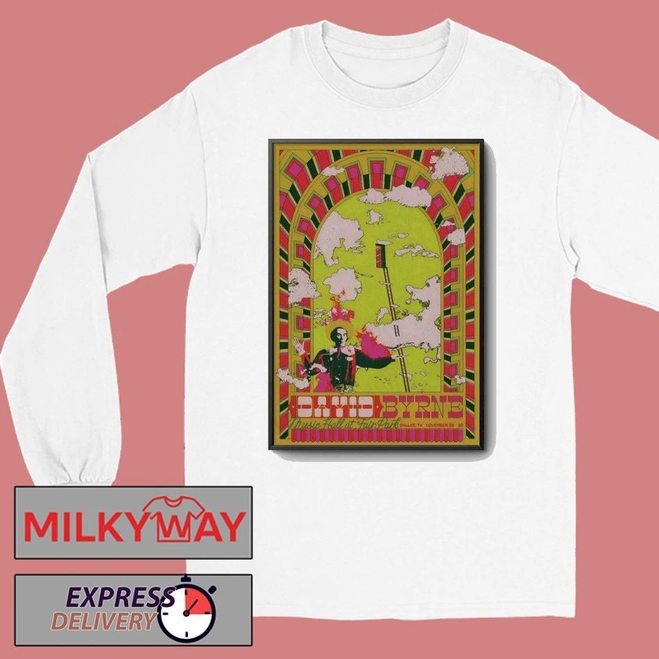 David Byrne Nov 28 2025 Music Hall At Fair Park In Dallas TX Poster shirt