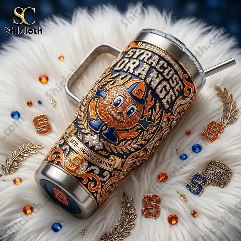 Syracuse Orange Legacy of Fire Edition 40oz Stainless Tumbler