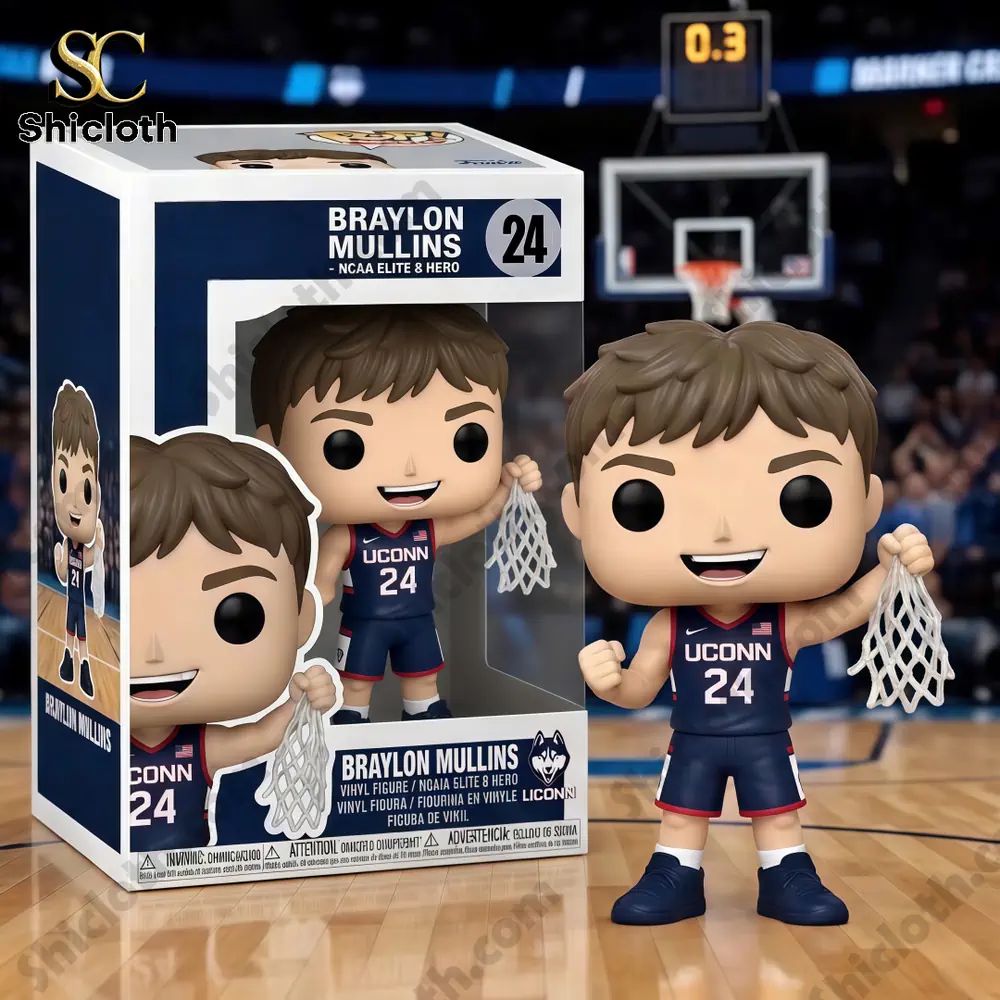 Clutch King Braylon Mullins Miracle Three-Pointer UConn Victory Pop! Figure