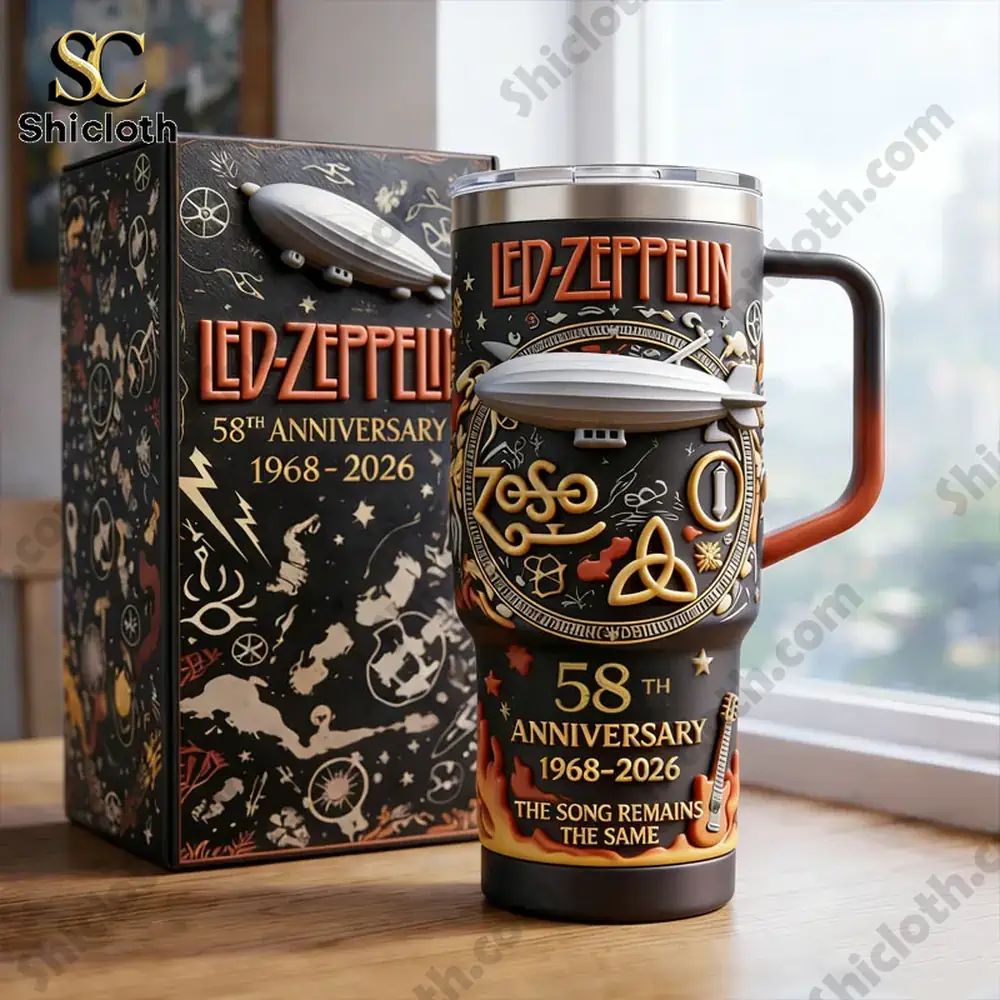 Led Zeppelin 58th Anniversary 1968-2026 The Song Remains The Same Tumbler
