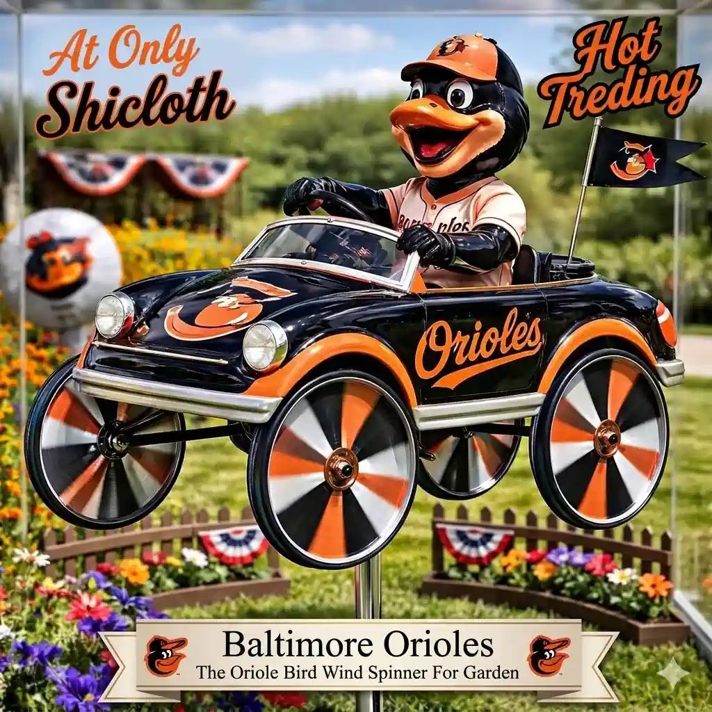 Baltimore Orioles The Oriole Bird Wind Spinner For Garden