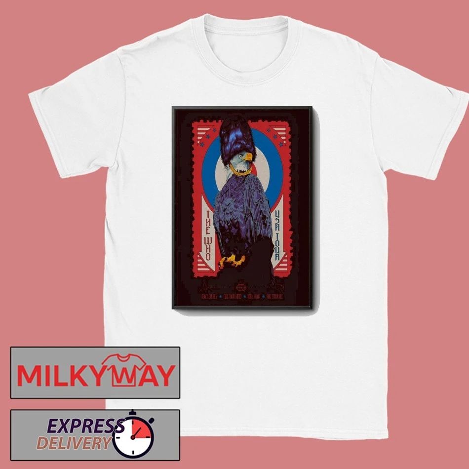 The Who 60th Anniversary 2025 American Tour Poster shirt