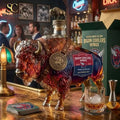 Bison Coolers Wings Premium Team Spirit Blend Skull Bottle