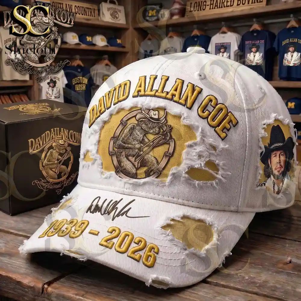 David Allan Coe Outlaw Country Memorial Cap Hat