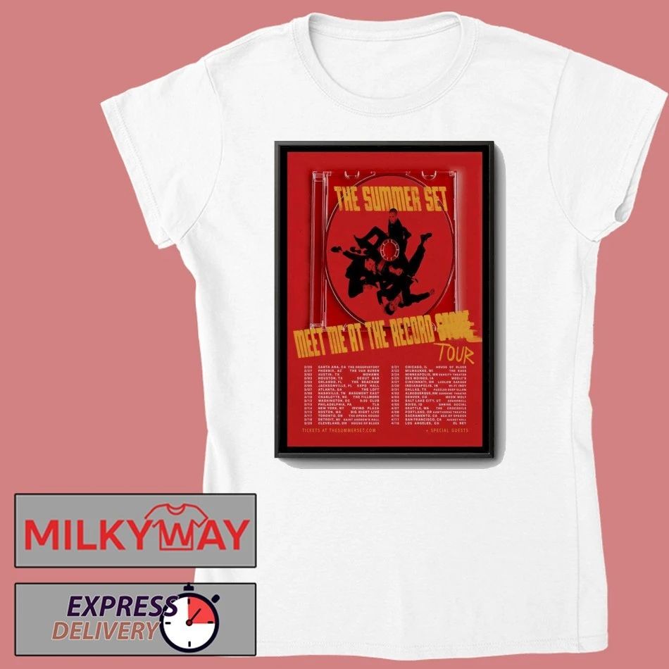 The Summer Set Tour 2026 Poster shirt