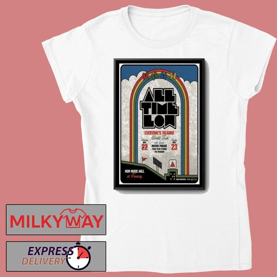 All Time Low New York November 24 2025 Poster shirt