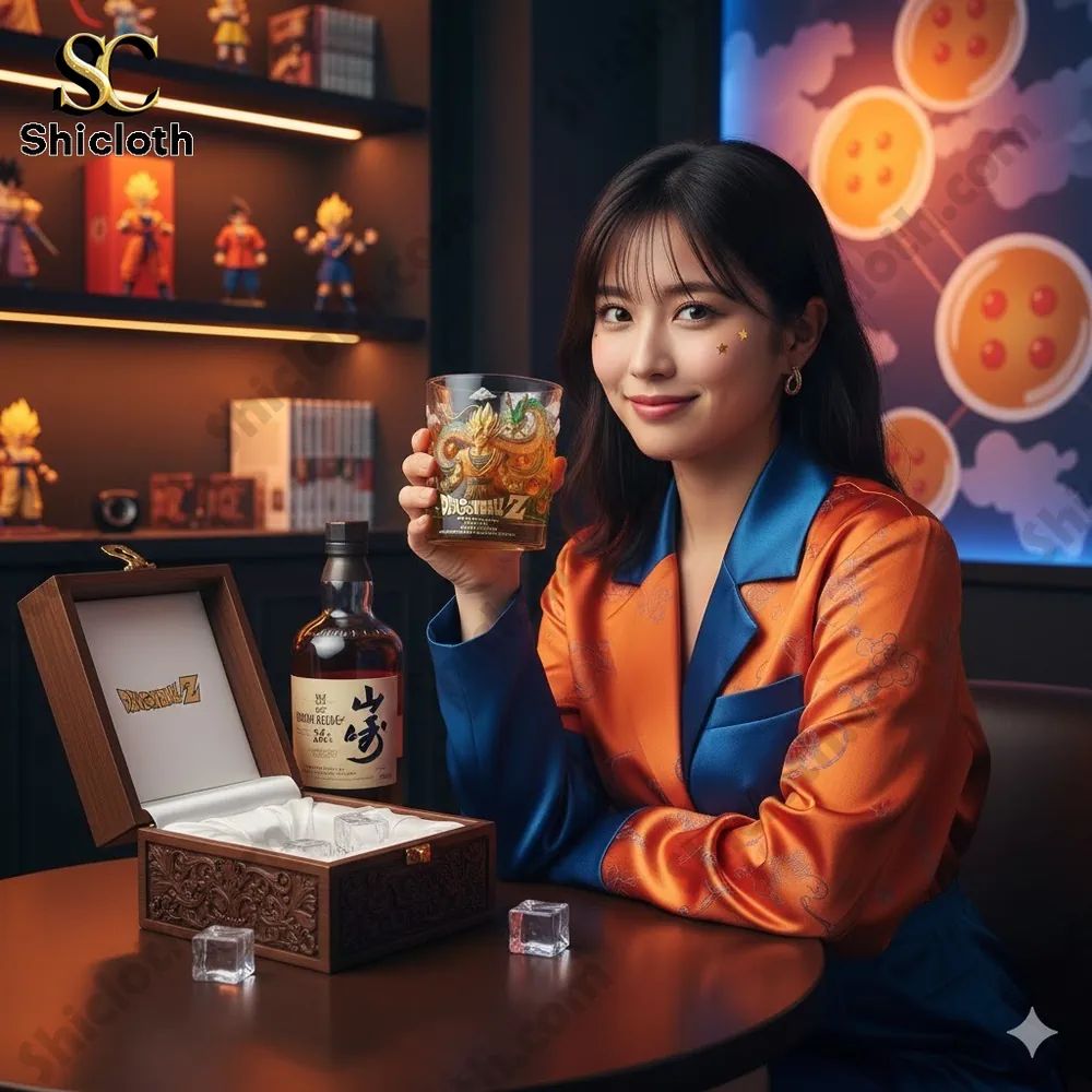 Fantasy Dragon Warrior – Personalized Seven Balls Whiskey Glass