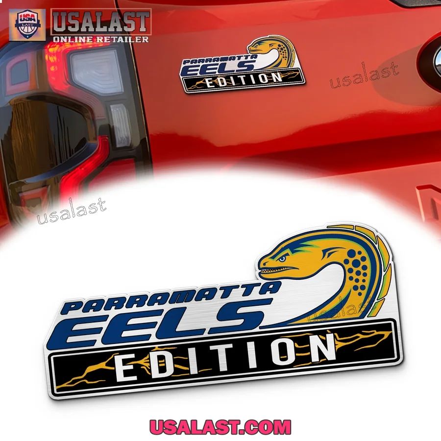 Parramatta Eels Edition Custom 3D Car Badge Sticker