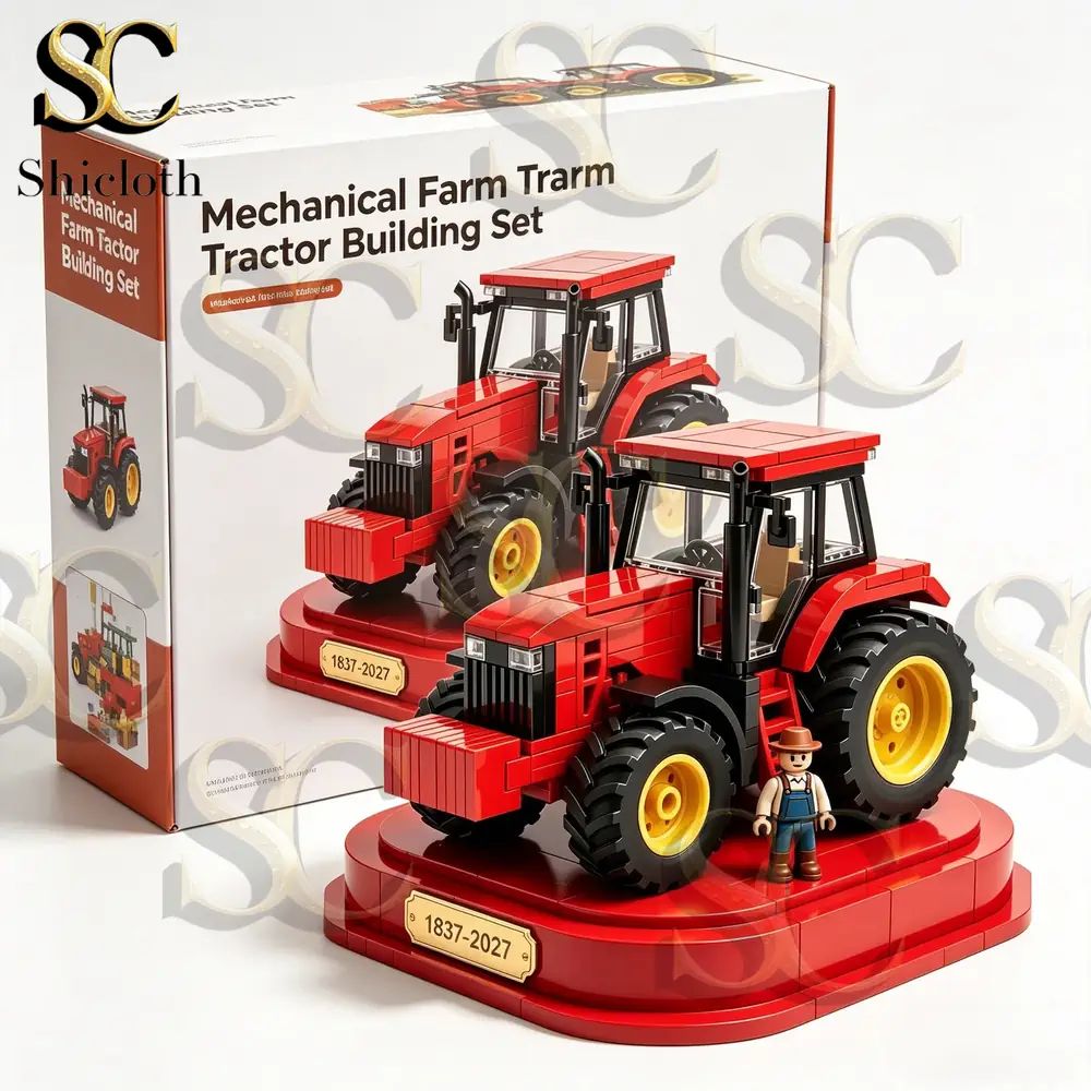 Mechanical Farm Tractor Building Set Us Bricks