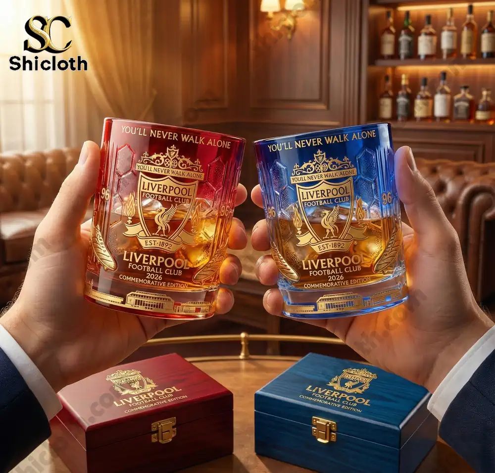 Liverpool Football Club 2026 Commemorative Whiskey Glass