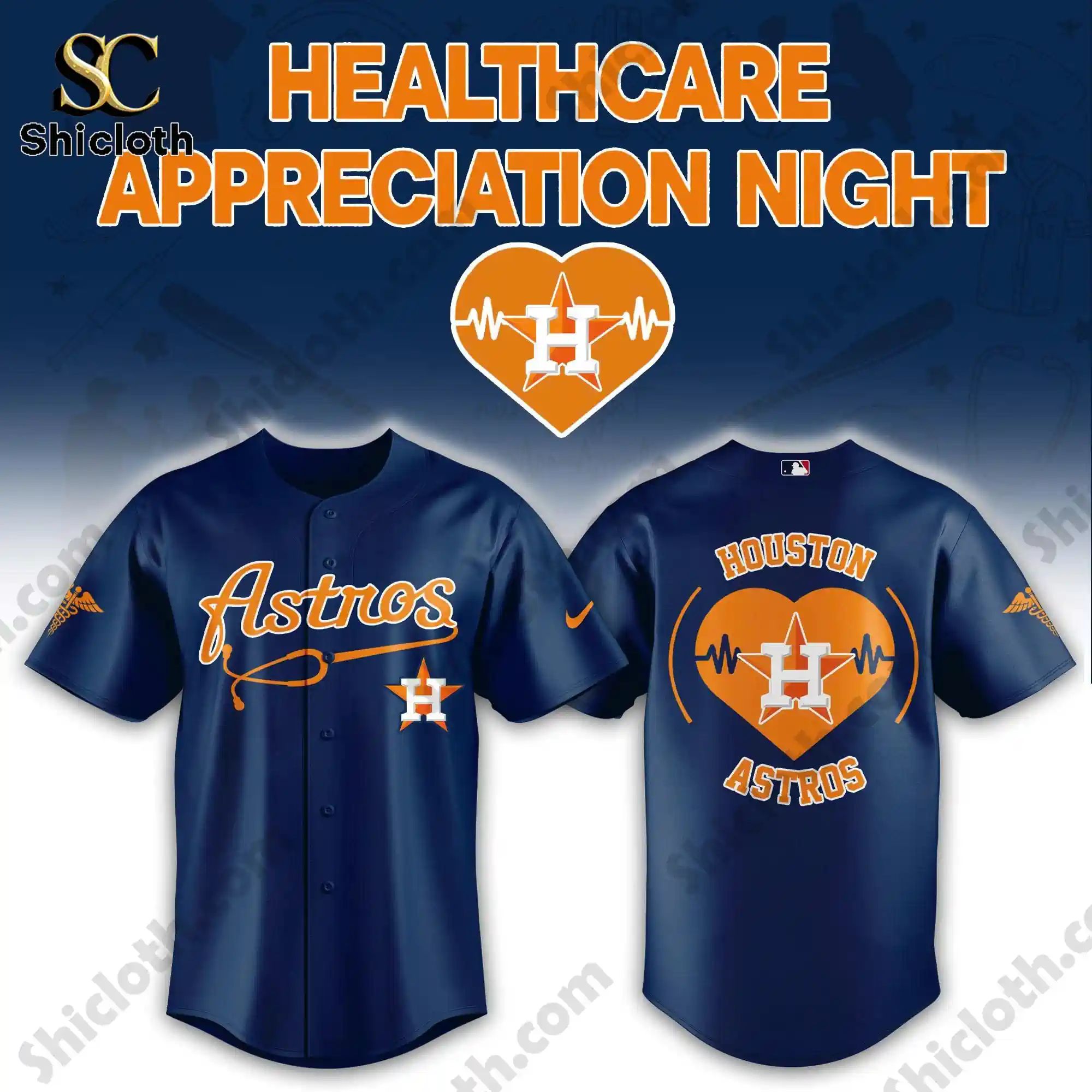 Houston Astros Healthcare Appreciation Night Limited Edition Jersey 2026