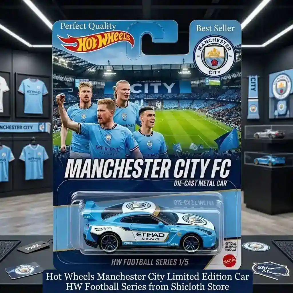 Wheels Manchester City Limited Edition Car HW Football Series