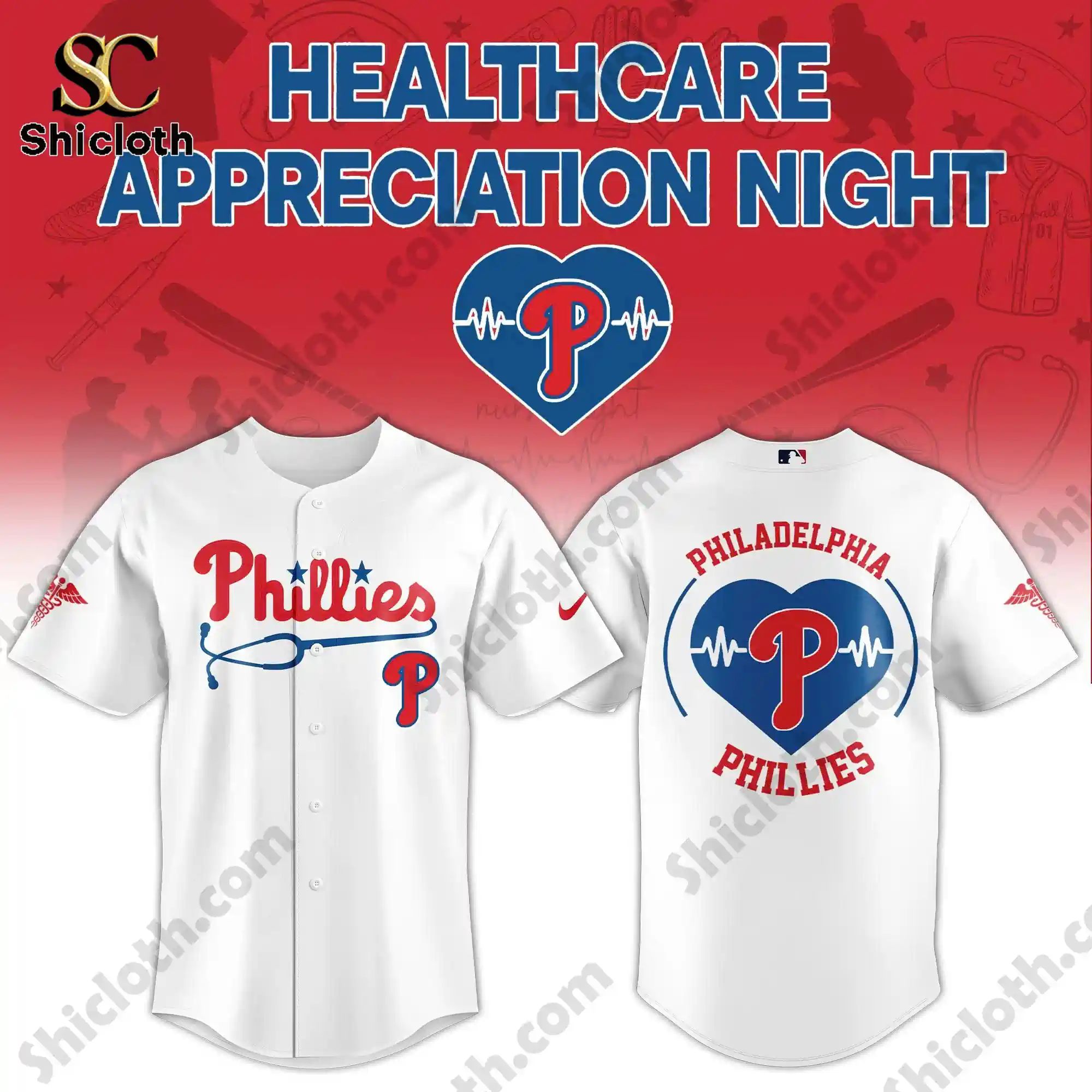 Philadelphia Phillies Healthcare Appreciation Night Limited Edition Jersey 2026