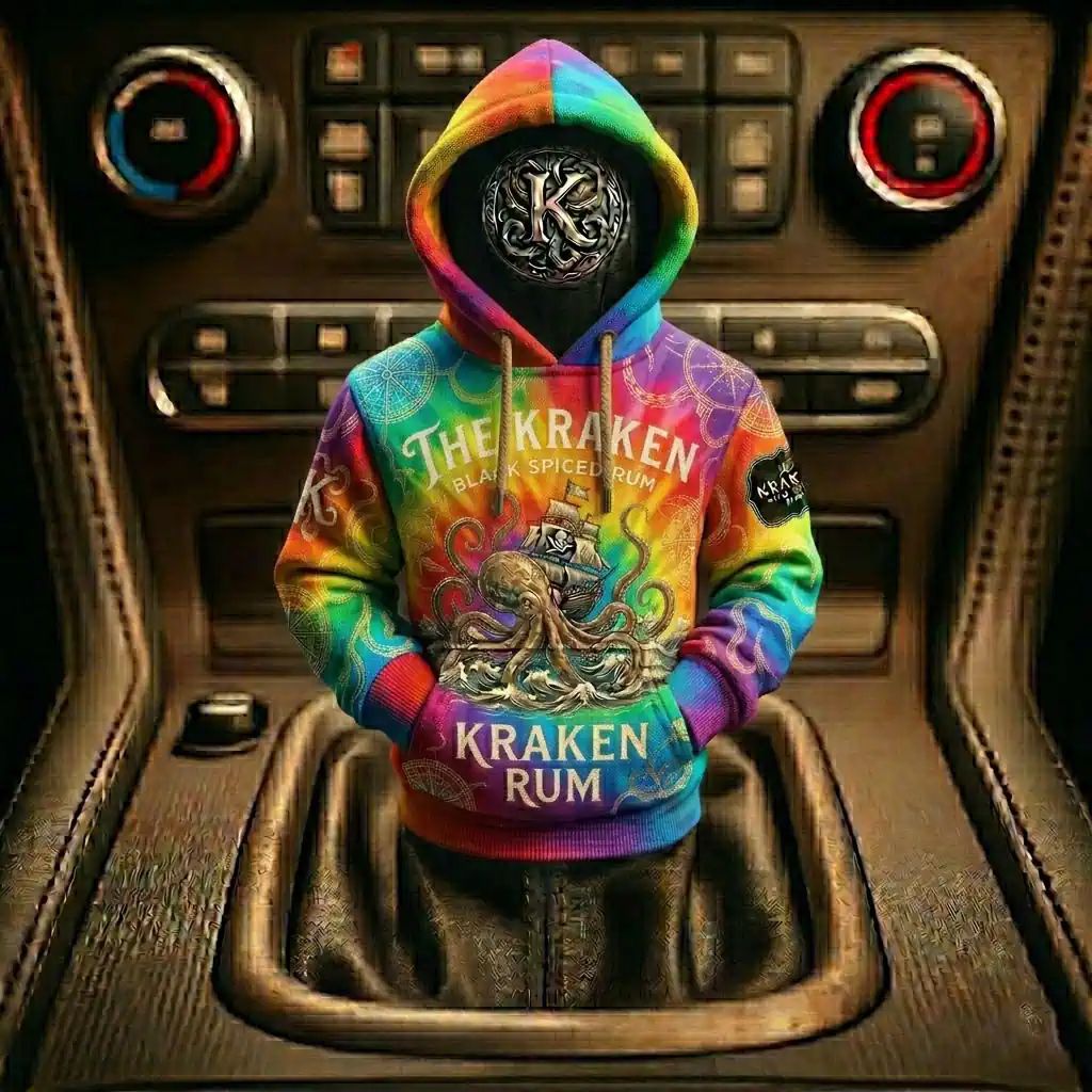 The Kraken Rum Edition 3d Octopus Car Gear Shifts Hoodies