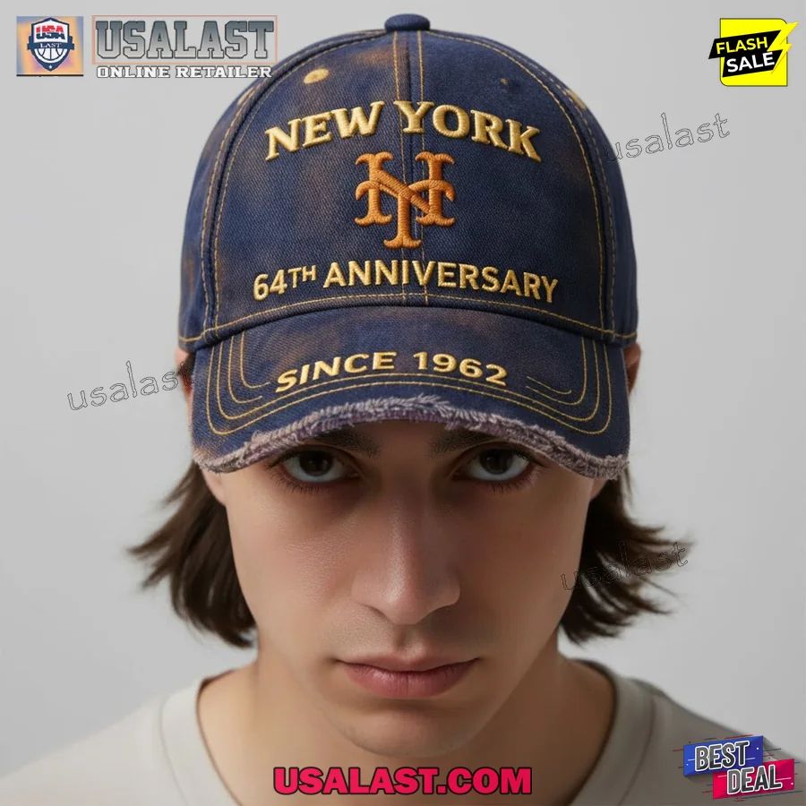 New York Mets 64th Anniversary 1962-2026 Classic Cap