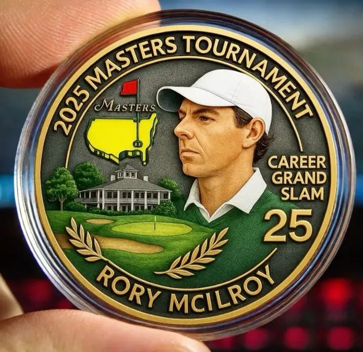 Rory McIlroy 2025 Masters Tournament Championship Coin