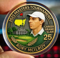 Rory McIlroy 2025 Masters Tournament Championship Coin