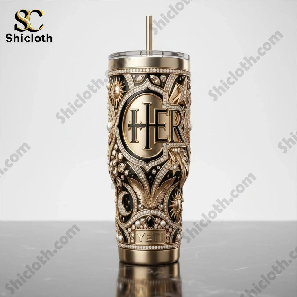Cher Singer 40oz Tumbler With Handle