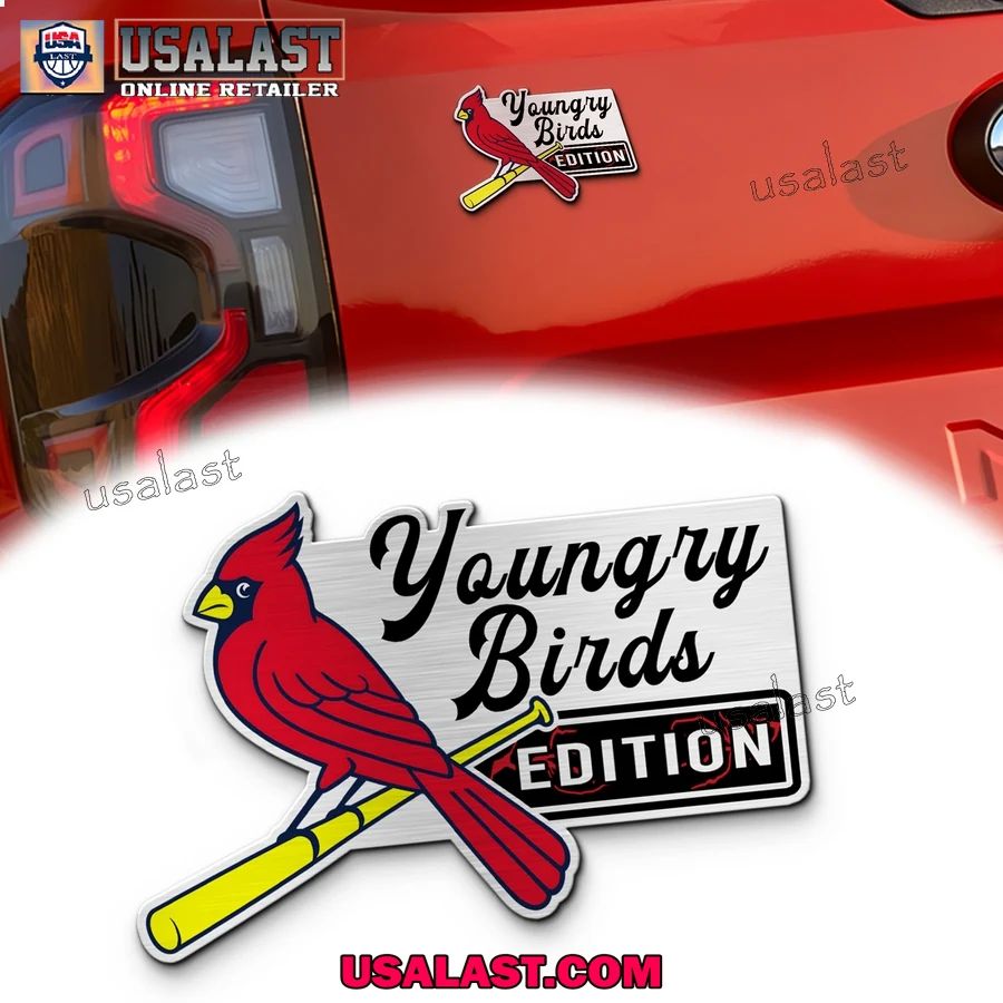 St. Louis Cardinals Edition Engraved Car Name Badge