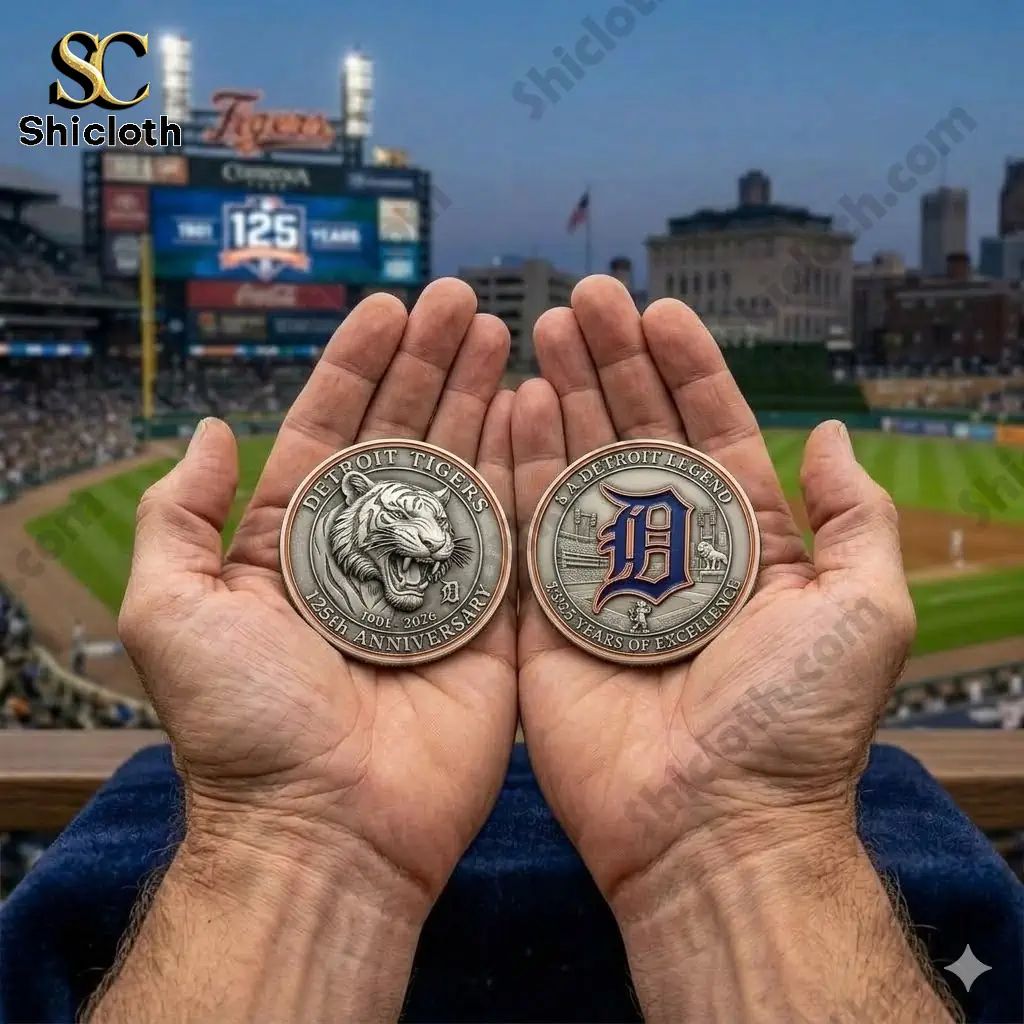 Detroit Tigers 125th Anniversary 1901-2026 Commemorative Coin