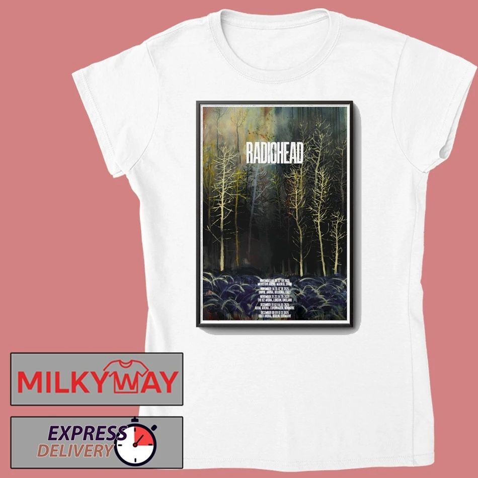 Radiohead 2025 Shows Poster shirt