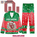 Oklahoma Sooners Button Pajamas Set