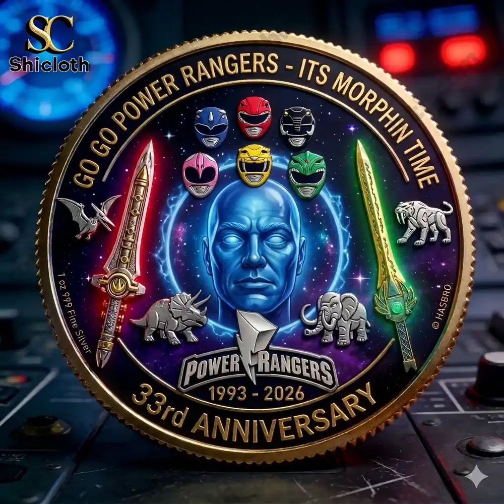 Power Rangers 33rd Anniversary It’s Morphin Time Coin