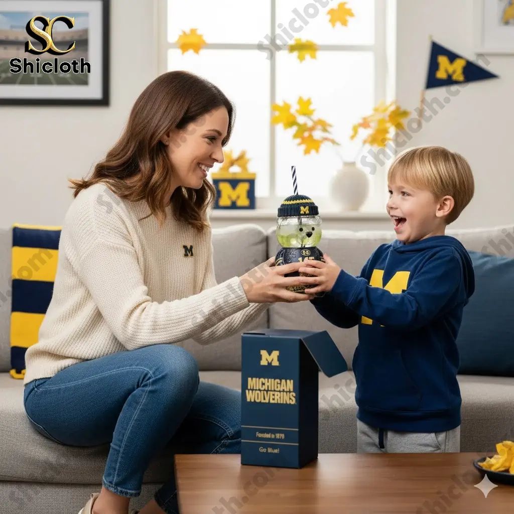 Michigan Wolverines Anniversary Bear Cup