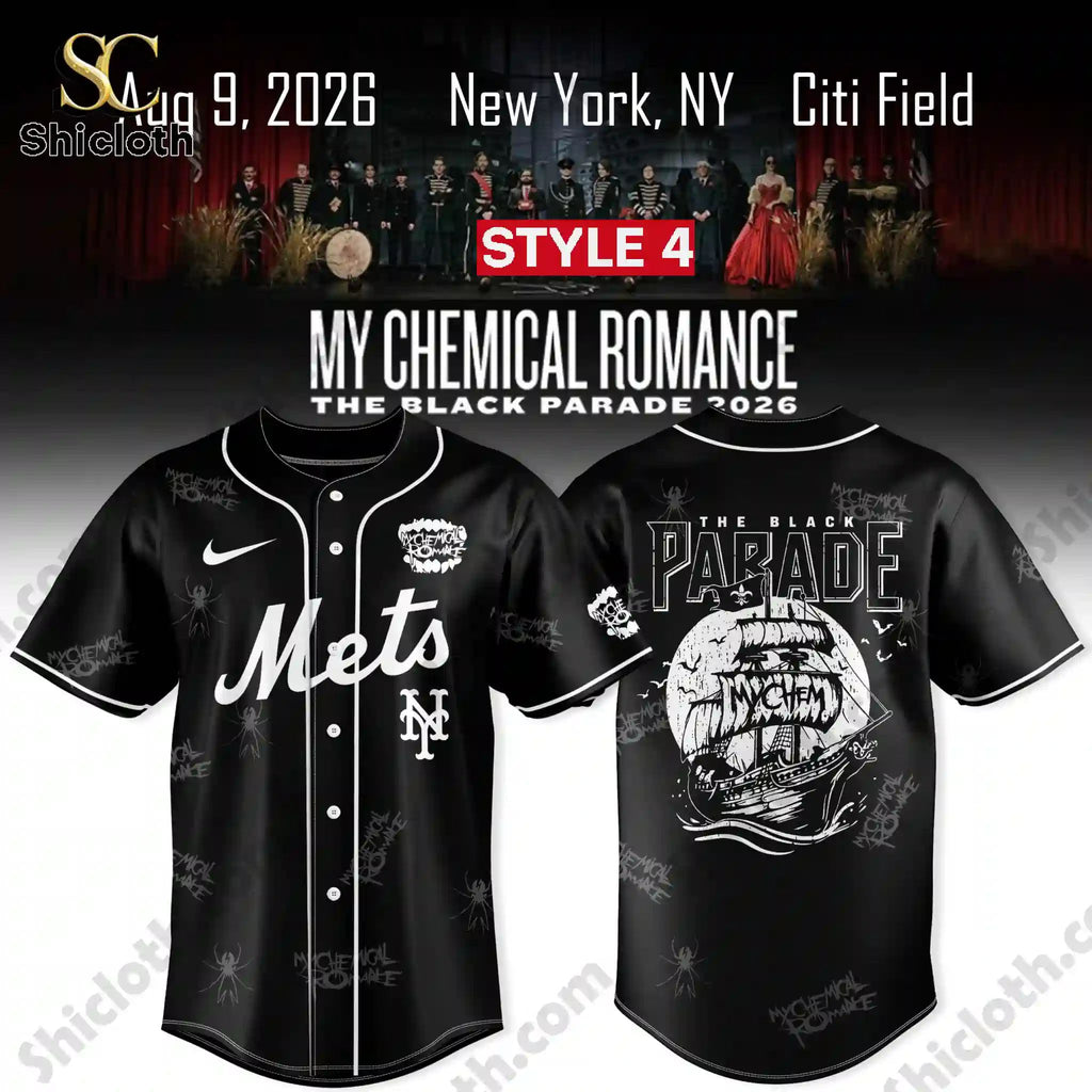 New York Mets x My Chemical Romance The Black Parade 2026 Jersey