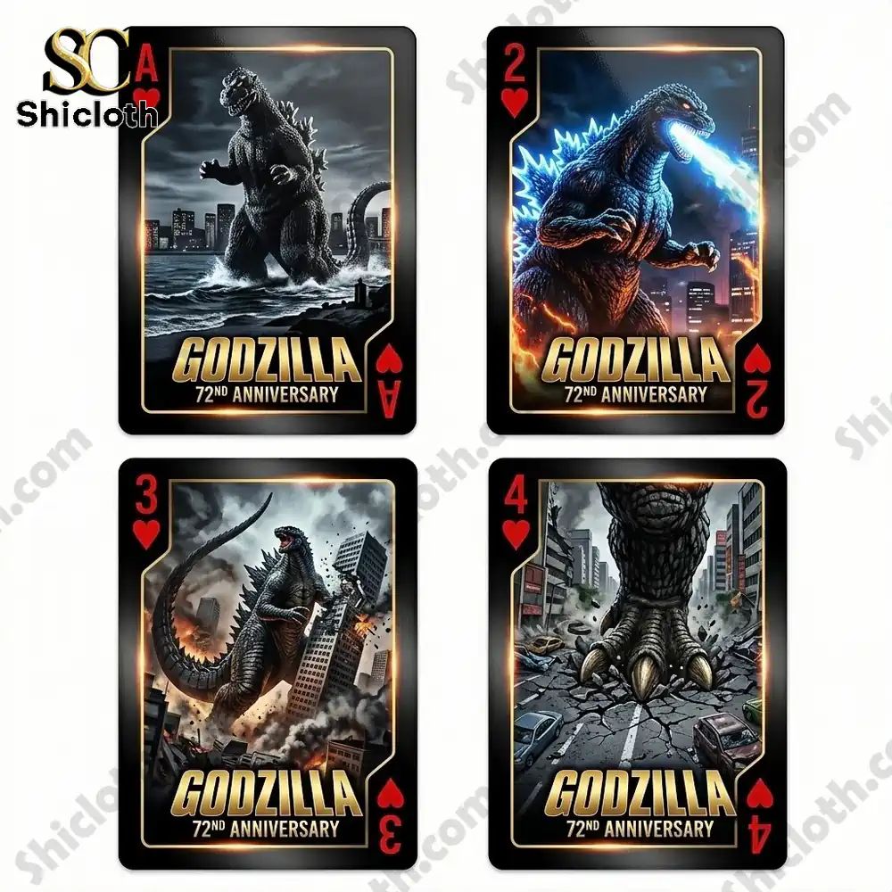 Godzilla 72nd Anniversary Limited Edition Playing Cards