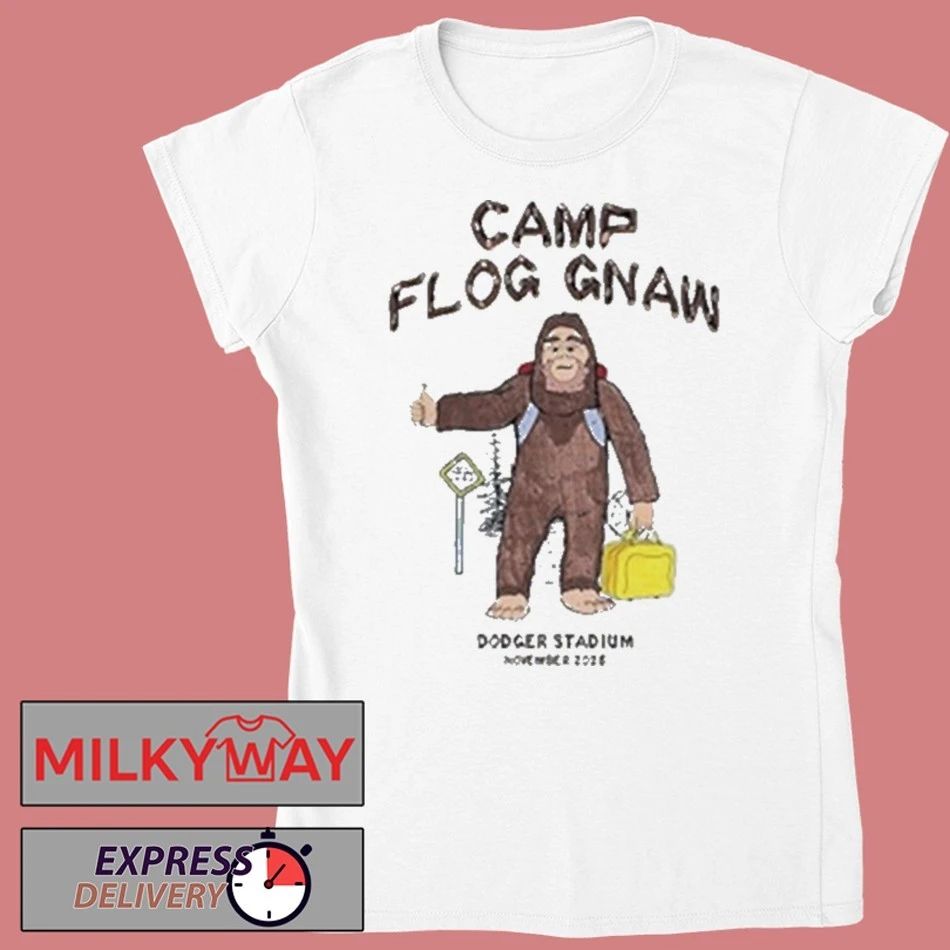 Camp Flog Gnaw Sasquatch Lineup 2025 T-Shirt