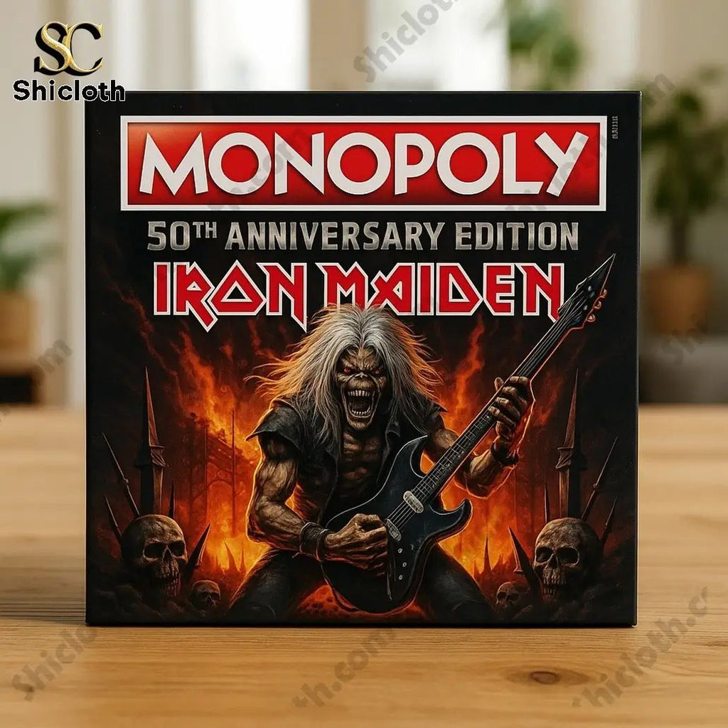 Iron Maiden 50th Anniversary Edition Monopoly Game