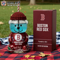 Boston Red Sox 125th Anniversary Collectible Bear Glass Cup