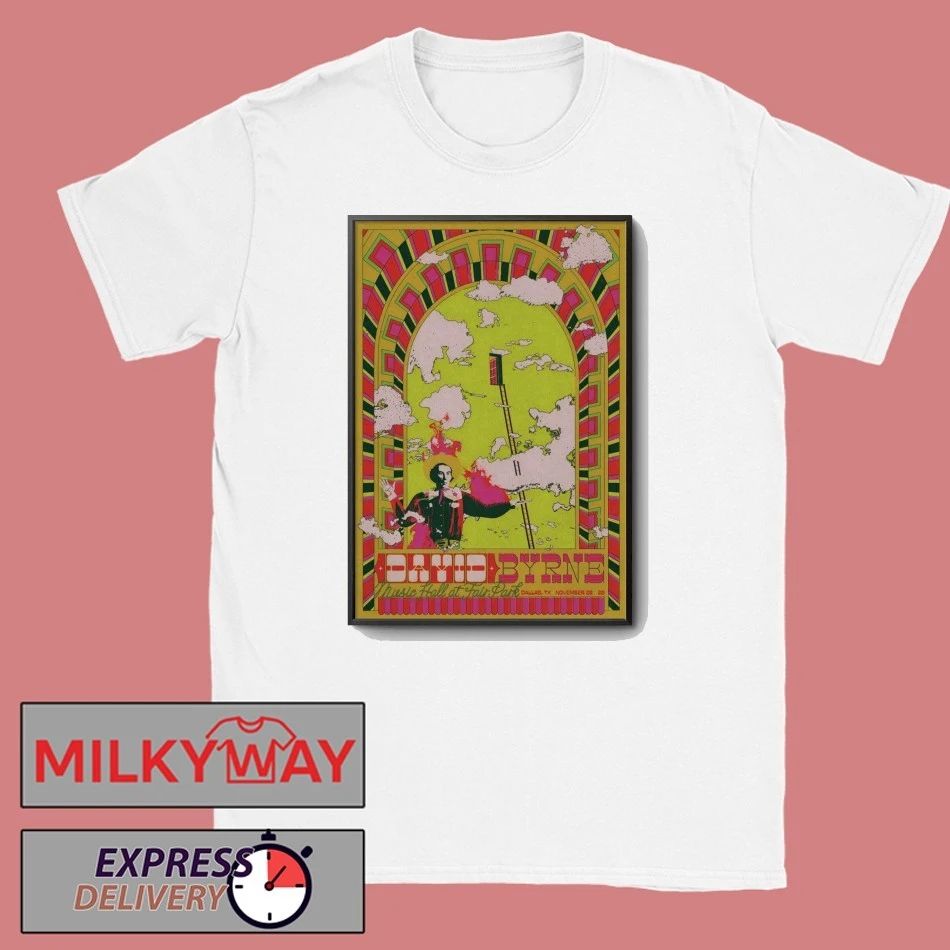 David Byrne Nov 28 2025 Music Hall At Fair Park In Dallas TX Poster shirt