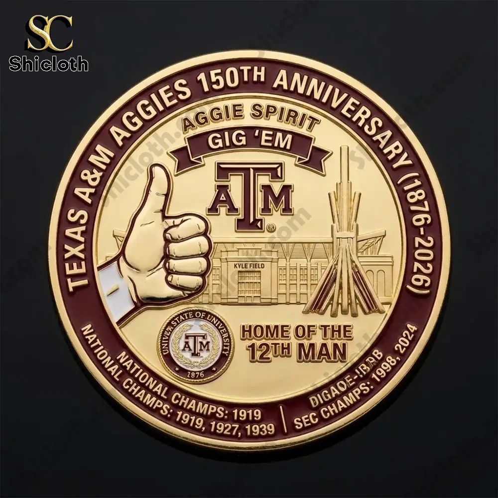 Texas Am Aggies 150th Anniversary Commemorative Coin