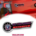 New York Rangers Edition 3D Engraved Car Name Emblem
