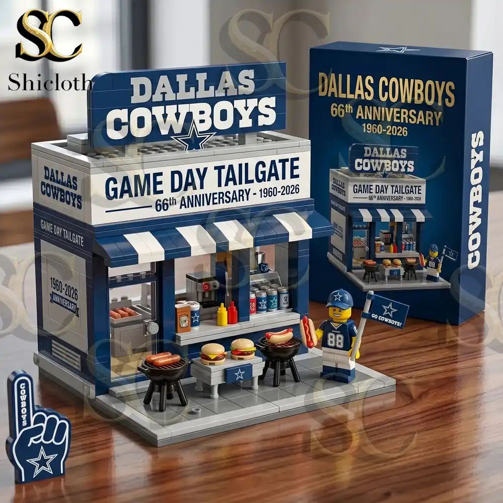 Cowboys 66th Anniversary Game Day Tailgate Building Block Set
