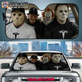 Tesla x Horror Movie Characters Car Sunshade, Car Windshield Cover