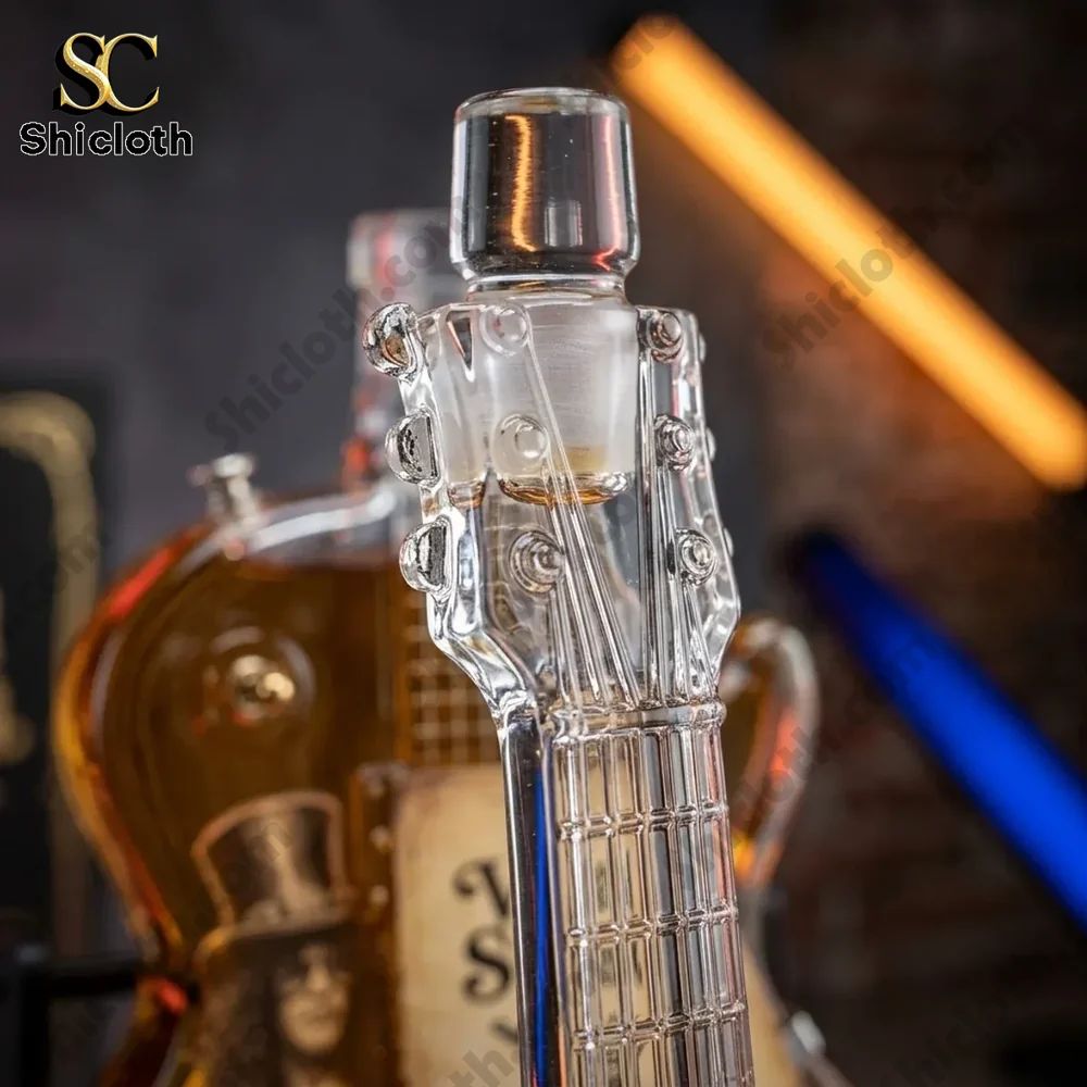 Slash Rock Tribute Electric Guitar Shaped The Viral Stash Whiskey Bottle