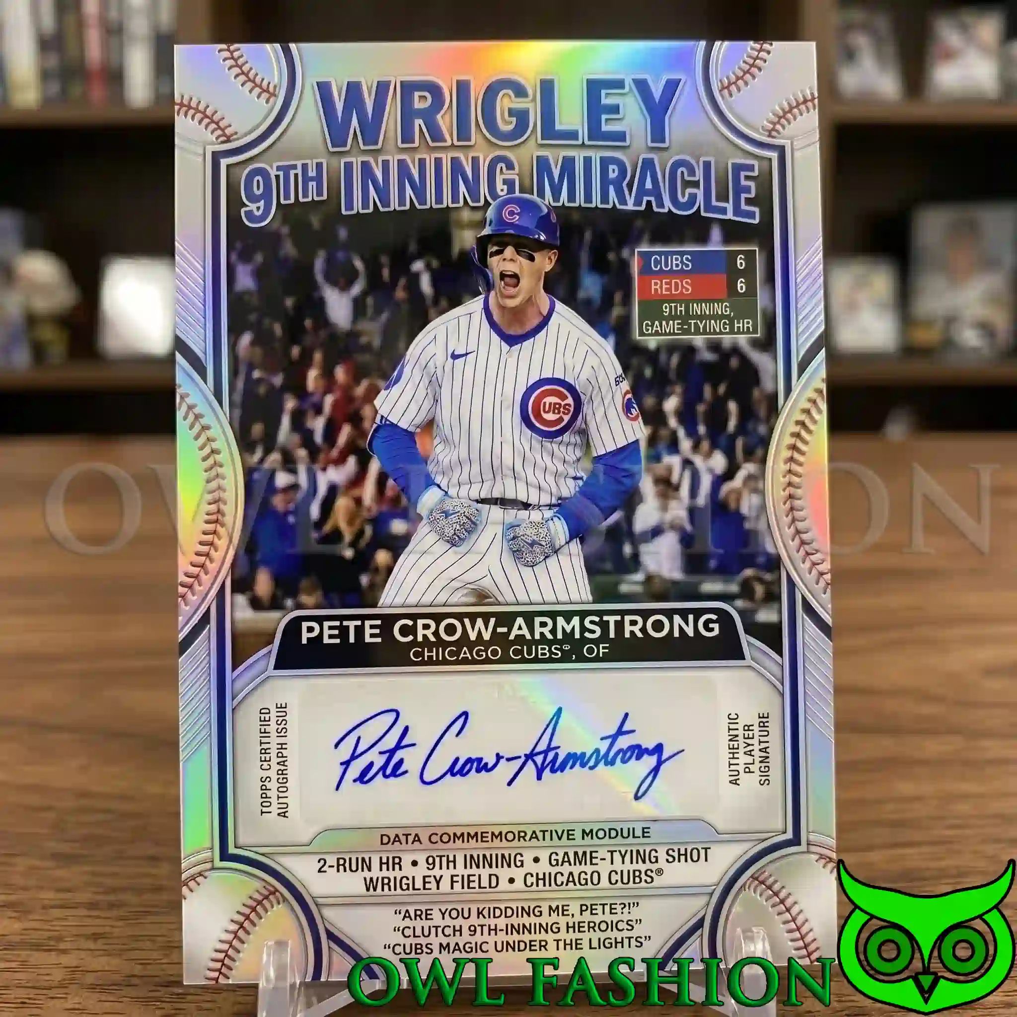Pete Crow-Armstrong Wrigley 9th Inning Miracle Collector Card