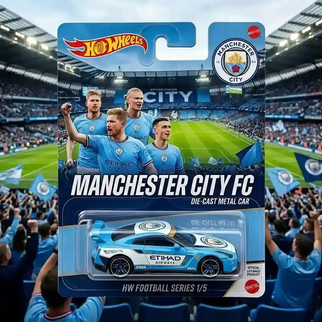 Wheels Manchester City Limited Edition Car HW Football Series