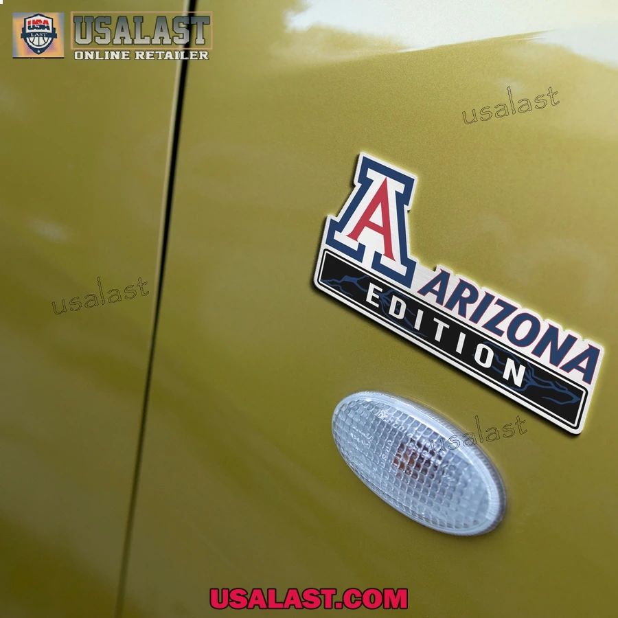 Arizona Wildcats Edition 3D Car Emblem Badge