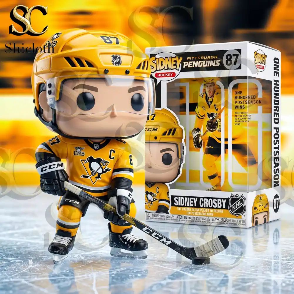 NHL Pittsburgh Penguins Sidney Crosby One Hundred Postseason Pop! Figure