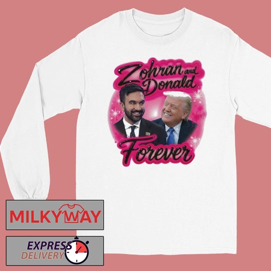 Zohran And Donald Trump Forever Airbrush Shirt