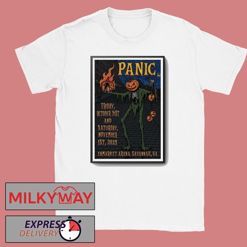 Widespread Panic Savannah, GA Show Oct 31 & Nov 1 2025 Poster shirt