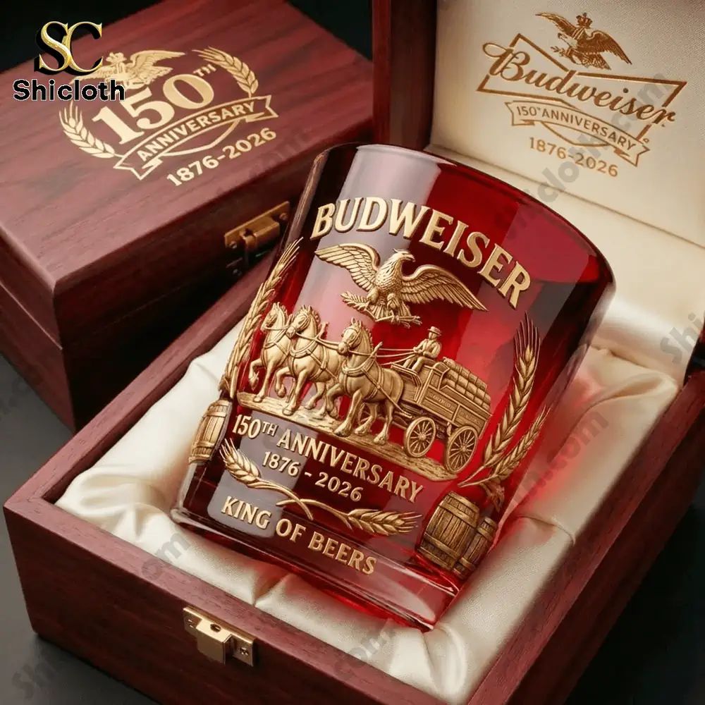 The Budweiser 150th Anniversary Glass