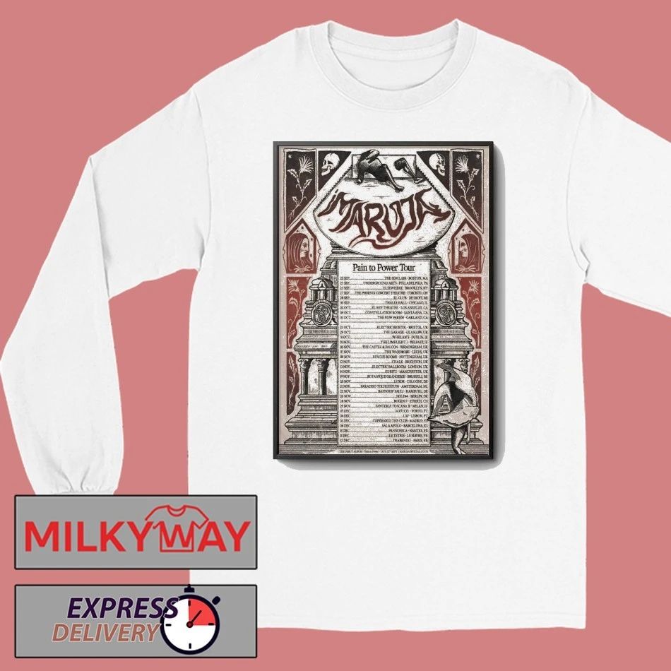 Maruja Pain To Power Tour 2025 Poster shirt