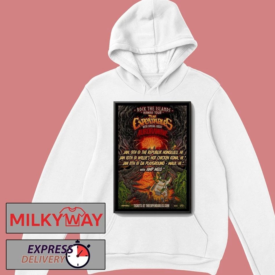 The Expendables January 9 11 2026 Hawaii Poster shirt