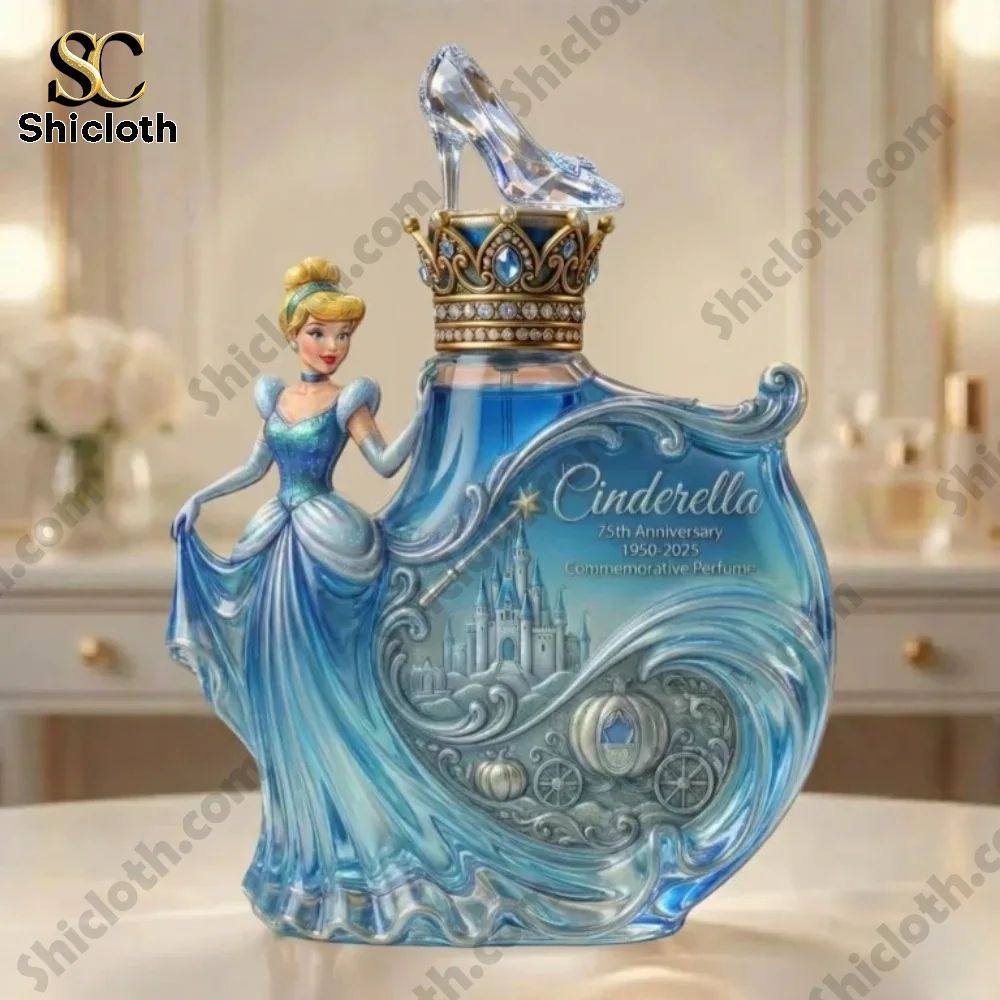 Cinderella 75Th Anniversary 1950-2025 Commemorative Perfume Bottle