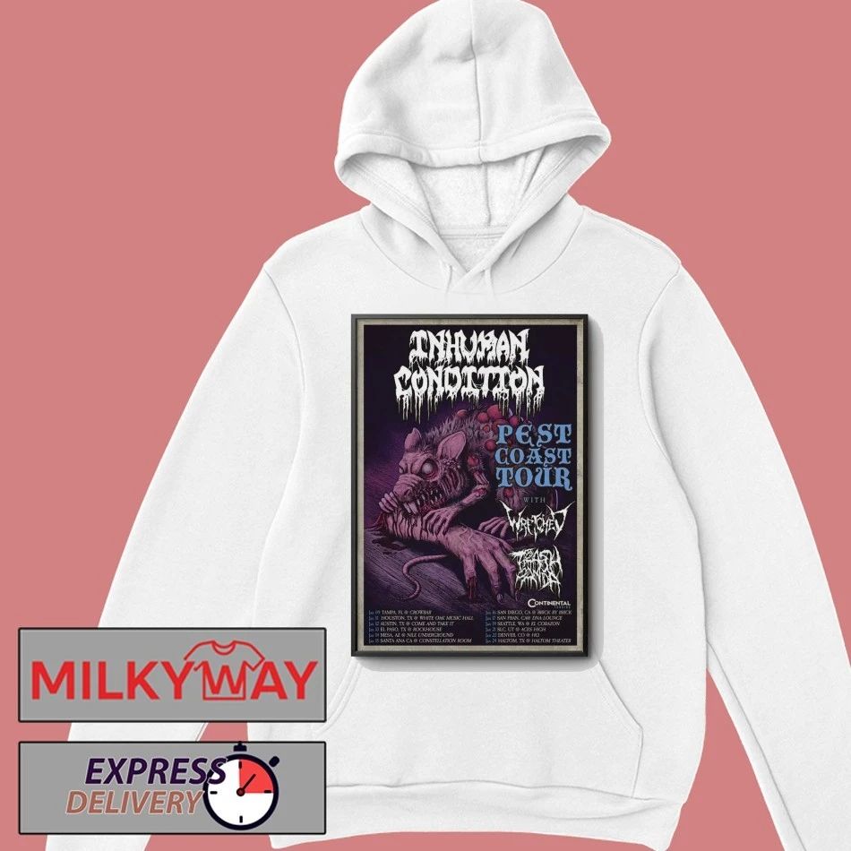 Inhuman Condition Pest Coast 2026 Shows Poster shirt